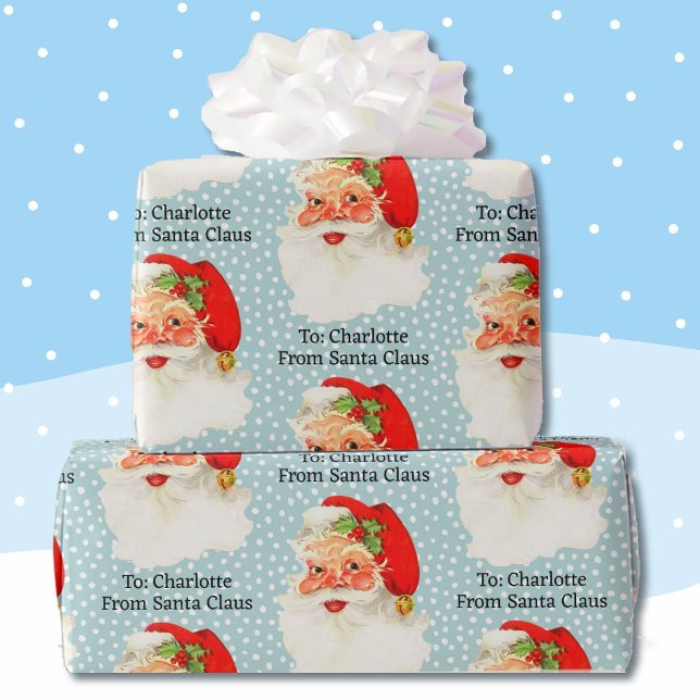Aus dem Namen des Weihnachtskindes lesen sich jung Geschenkpapier (Von Creator hochgeladen)