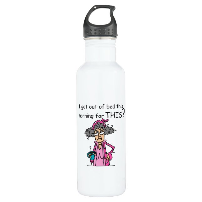 Aus dem Spaß der Betten kommen Trinkflasche (Vorderseite)