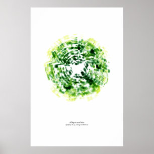 Aus dem Stab: Allegro con brio (Farbe) Poster