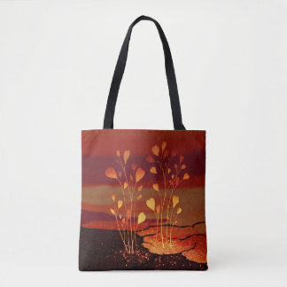 Aus dem unteren Bereich heraus - Solarpunk Tote Ba Tasche