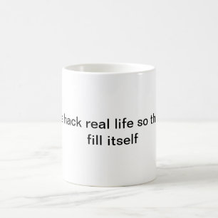 Aus dem wirklichem Leben Kerbe Kaffeetasse