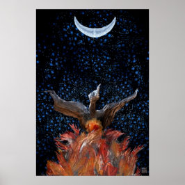 Aus den Flammen: Phoenix steigt an Print-Poster Poster