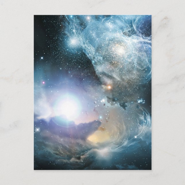 Aus der Asche der ersten Sterne Postkarte (Vorderseite)