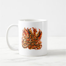 Aus der Asche erheb dich Phoenix-Kaffeetasse