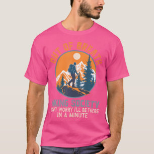Aus der Atem wandernde Gesellschaft Bergwanderung T-Shirt
