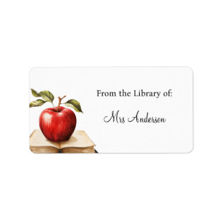 Aus der Bibliothek der Labels, Bibliothekskleber, Adressaufkleber