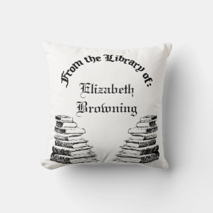 Aus der Bibliothek des benutzerdefinierten Pillow Kissen