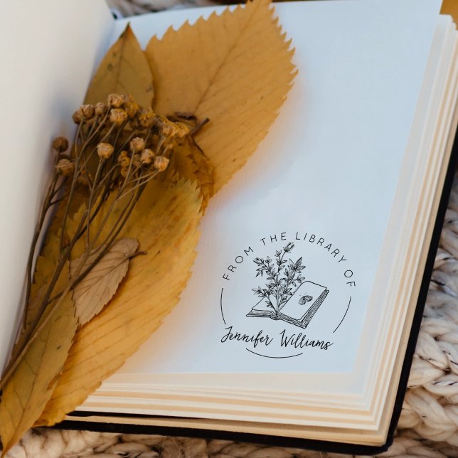 Aus der Bibliothek des botanischen Buches Gummistempel (Von Creator hochgeladen)