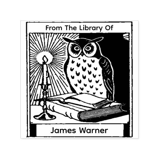 Aus der Bibliothek des Rückgabebuches Permastempel (Design)