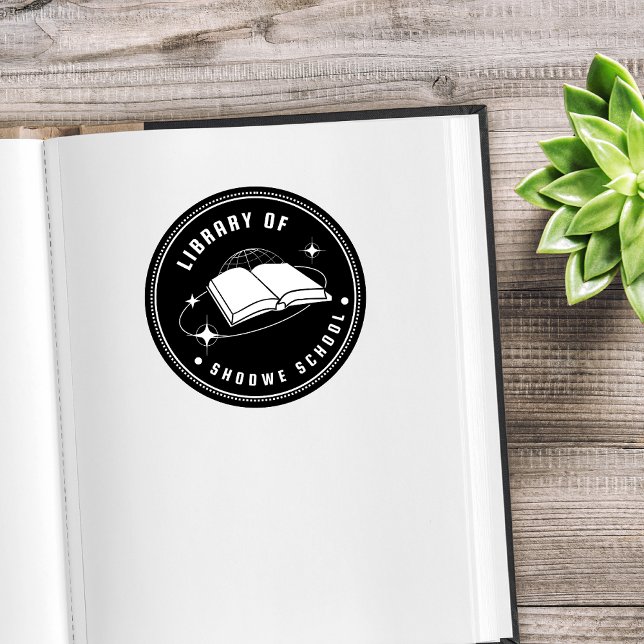 Aus der Bibliothek von - Personalisierter Name Gummistempel (Von Creator hochgeladen)