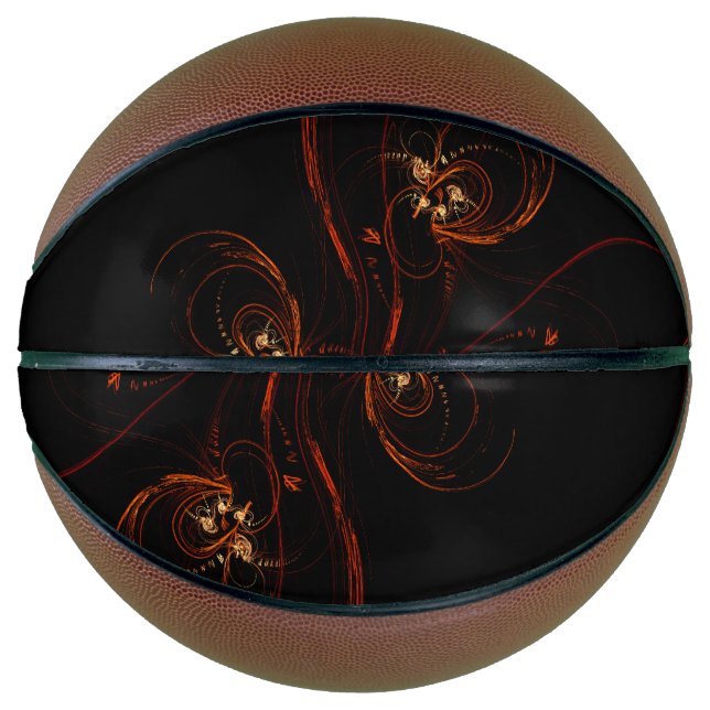 Aus der dunklen Abstrakten Kunst Basketball (Vorderseite)