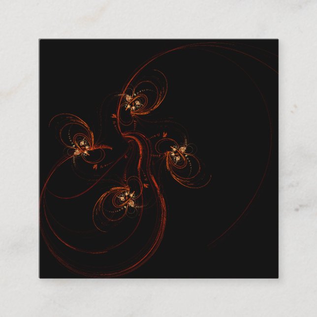 Aus der dunklen Abstrakten Kunst Begleitkarte (Vorderseite)