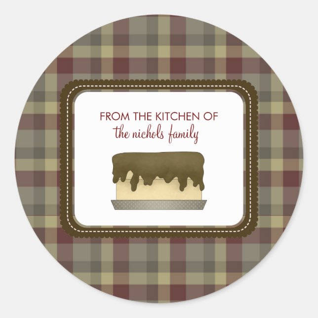 Aus der Küche der Aufkleber (Vorderseite)