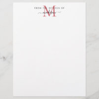 Aus der Küche des Burgund Red Monogram Rezept