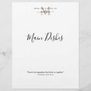 Aus der Küche des Monogram Rezeptorenders