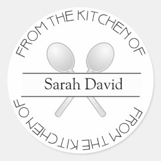 Aus der Küche von: Aufkleber