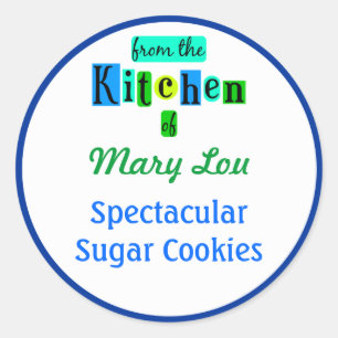 Aus der Küche von Blue Green Baking Stickers