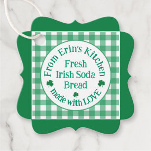 Aus der Küche von NAME, mit Liebe gemacht, Irische Geschenkanhänger
