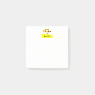 Aus der Küche von Retro Custom Post it Notes Post-it Klebezettel