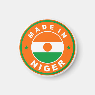 aus der Nigerland-Länderkennzeichnung Magnet