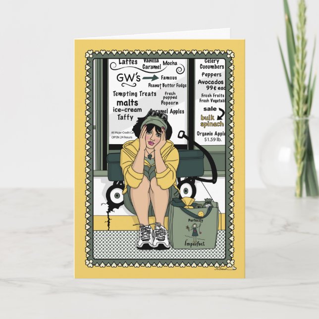 Aus der Wagen_C_Greeting-Karte gefallen Karte (Vorderseite)