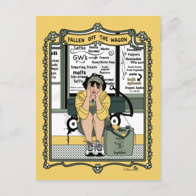 Aus der Wagen_C_-Postkarte gefallen Postkarte (Vorderseite)