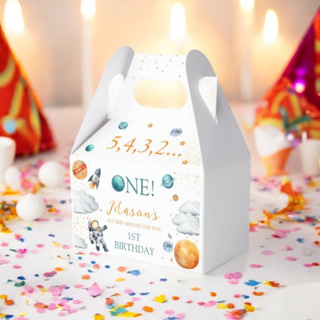 Aus diesem Weltenjunge Weltraum zum Geburtstag Geschenkschachtel (Von Creator hochgeladen)