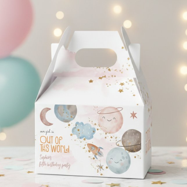 Aus diesem Weltraum-Abenteuer-Kindergeburtstag Geschenkschachtel (Von Creator hochgeladen)