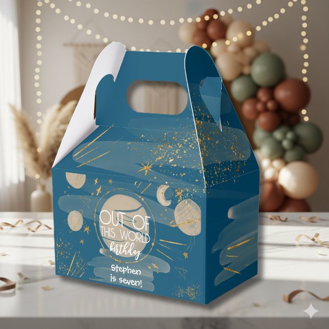 Aus diesem Weltraum Geburtstag Geschenkschachtel (Von Creator hochgeladen)