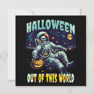 Aus diesem Weltraum Pumpkin Halloween 2024 Einladung