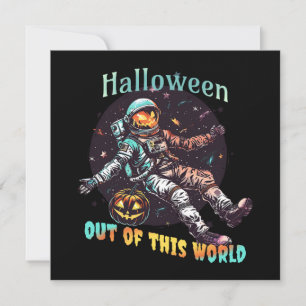 Aus diesem Weltraum Pumpkin Halloween 2024 Einladung
