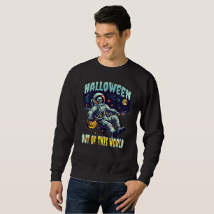 Aus diesem Weltraum Pumpkin Halloween 2024 Sweatshirt