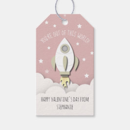 Aus diesem Weltraum rosa Klassenzimmer Valentine Geschenkanhänger