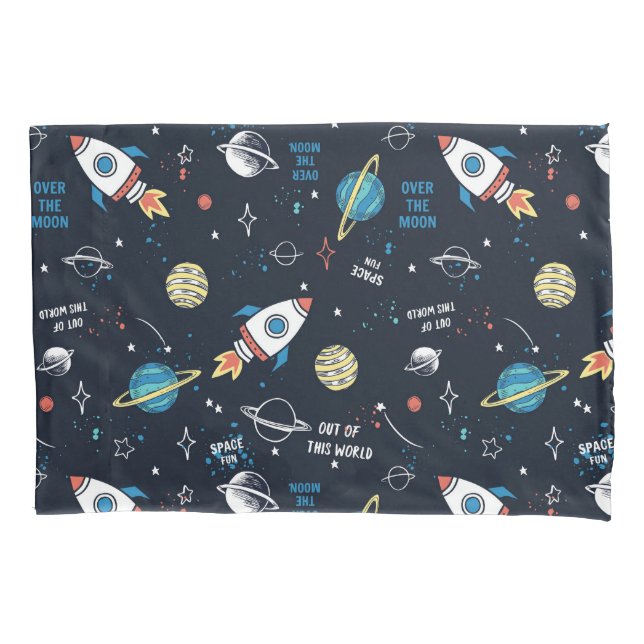 Aus diesem Weltraummuster Kissenbezug (Vorderseite)