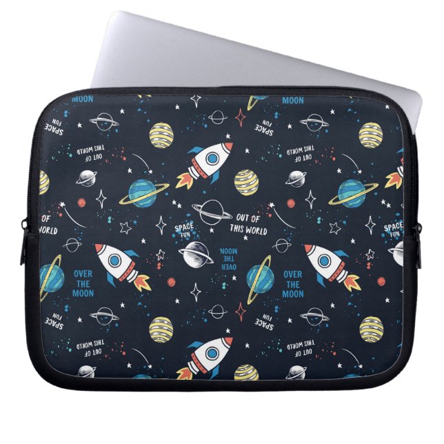 Aus diesem Weltraummuster Laptopschutzhülle (Vorderseite)