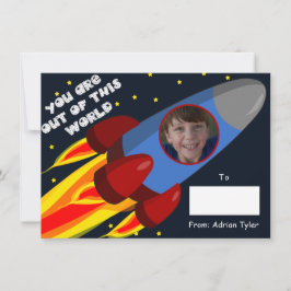 Aus diesem World Rocket Class Room Valentinstag Feiertagskarte