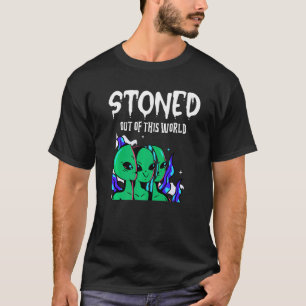 Aus dieser Welt Alien steinigt sci Fi Unique Space T-Shirt