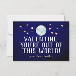 Aus dieser Welt Valentine Mitteilungskarte