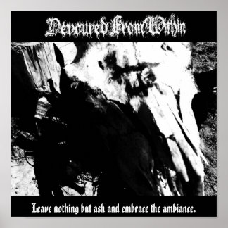 Aus einem Poster vergossen