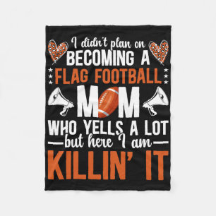 Aus einer Flag Football Mama eines Flag Football P Fleecedecke