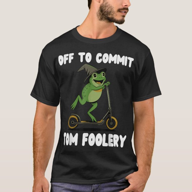 Aus für Tomfoolery Frog Toad Weirdcore T-Shirt (Vorderseite)