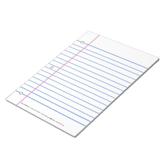 Aus gestrichenem Papier? Schreiben Sie auf diese B Notizblock (angewinkelt)