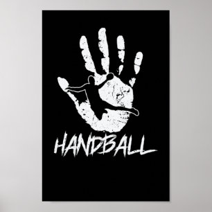 Aus Hand und Ball wird Handball Poster