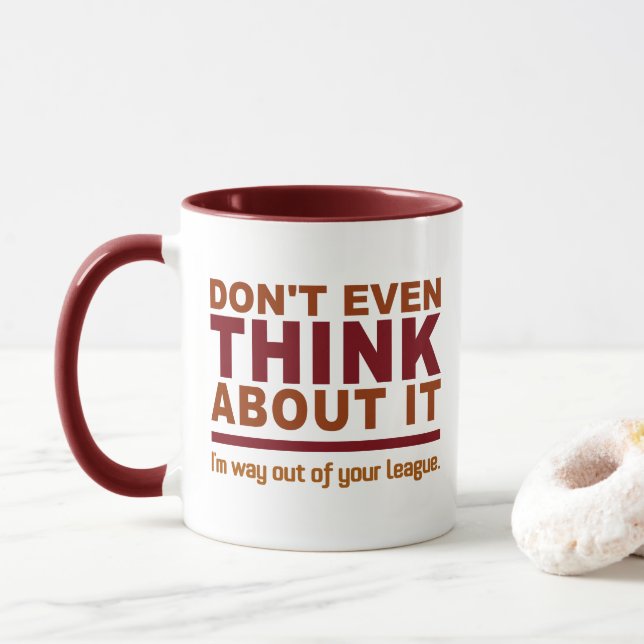 Aus Ihrer Tasse - wählen Sie Stil & Farbe (Mit Donut)