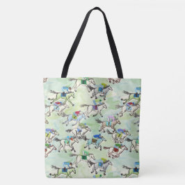 Aus in die Rennbahn Tasche