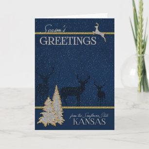 aus Kansas Der Sonnenblumen Staat Weihnachten