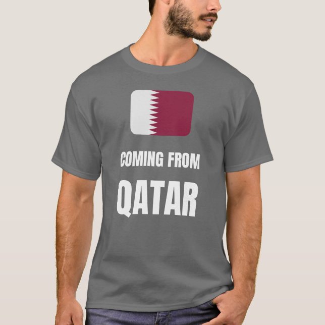 Aus Katar kommen T-Shirt (Vorderseite)