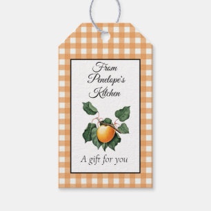 Aus Liebe aus Aprikosenkonfitüre hergestellt Geschenkanhänger