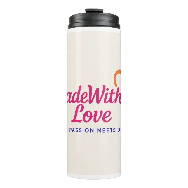 Aus Liebe Öko Sportflasche Thermosbecher (Vorderseite)