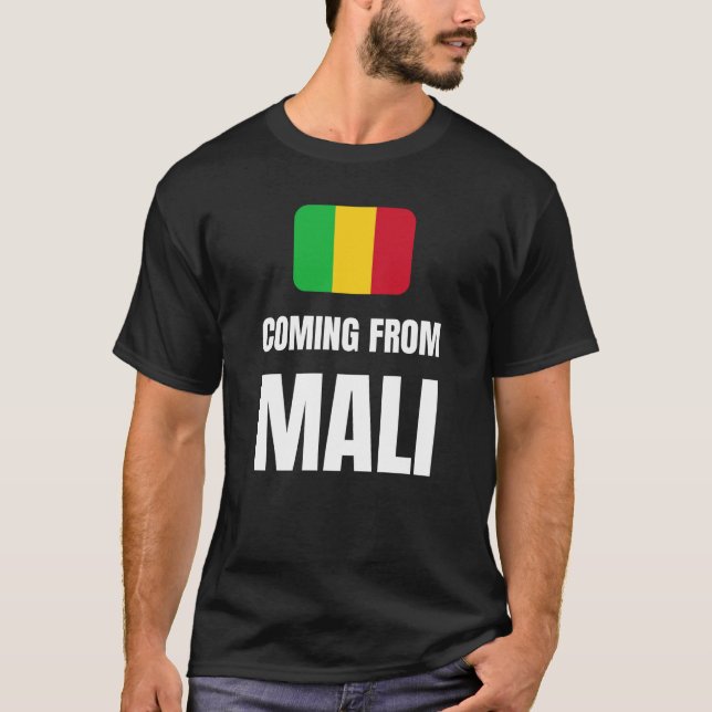 Aus Mali kommend T-Shirt (Vorderseite)